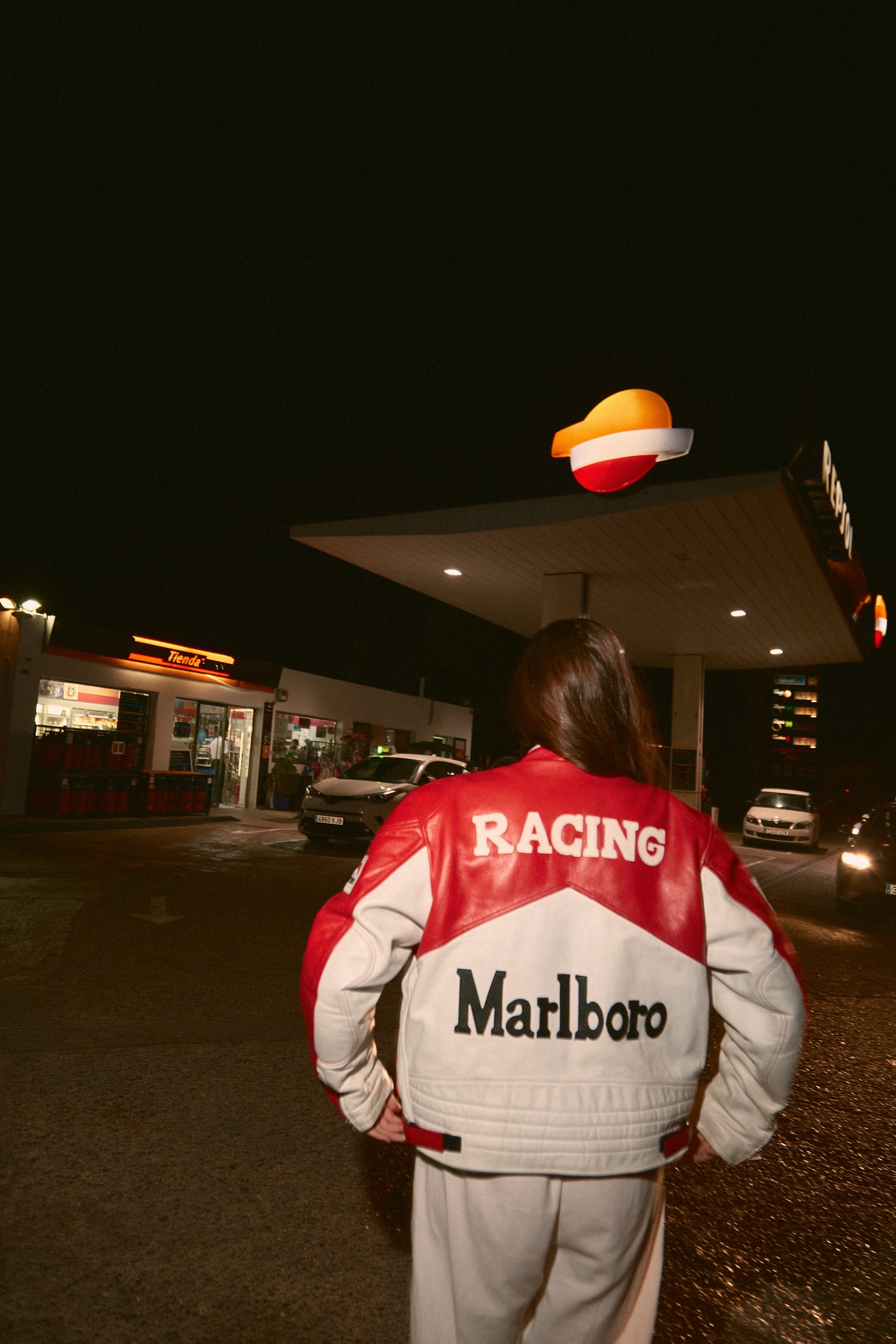 Marlboro Red Leather Jacket Unisex