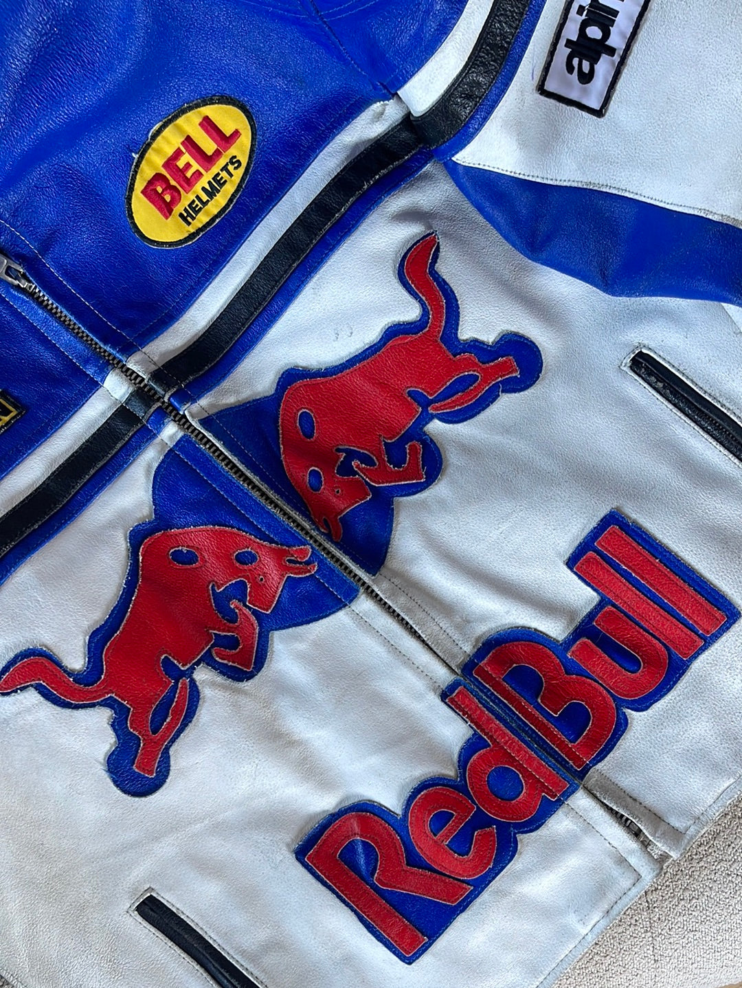 Blue & White Redbull Racer Jacket Unisex