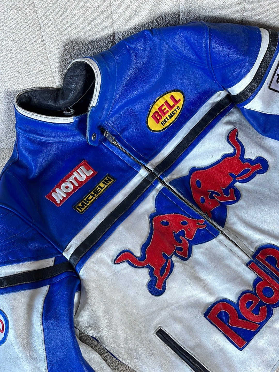 Blue & White Redbull Racer Jacket Unisex