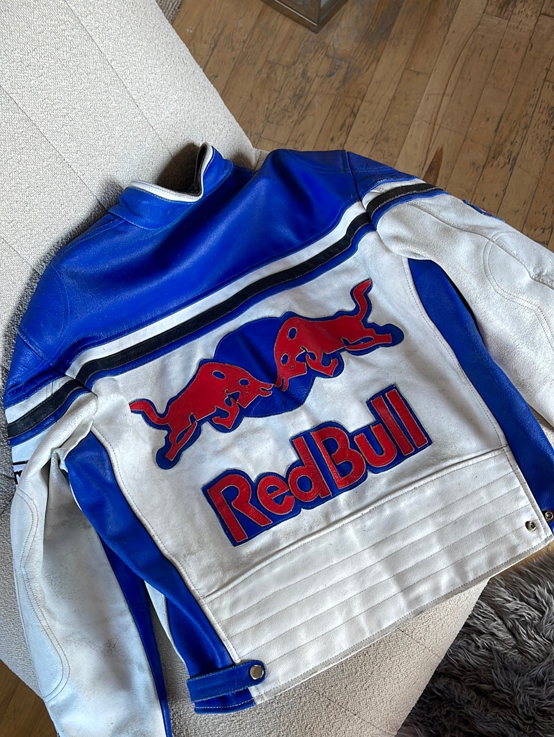 Blue & White Redbull Racer Jacket Unisex