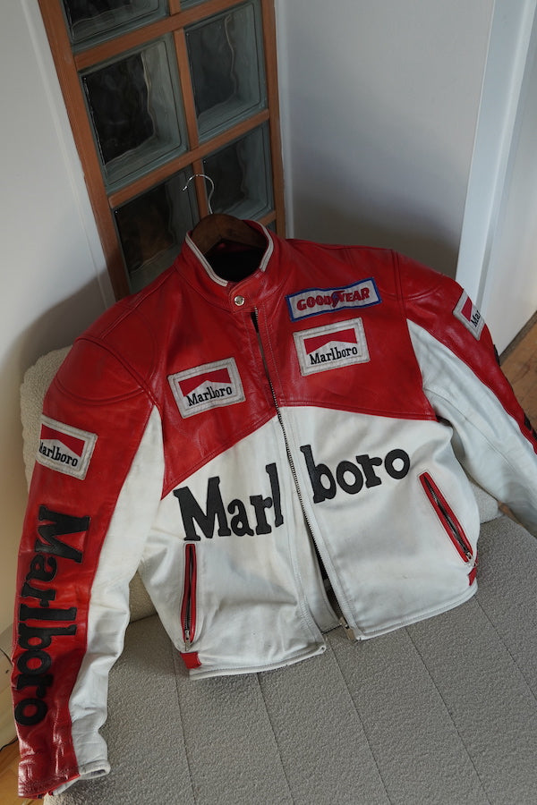 Marlboro Red Leather Jacket Unisex