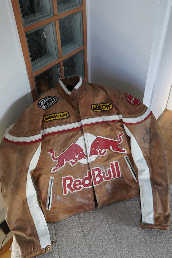 Brown Redbull Racer Jacket Unisex