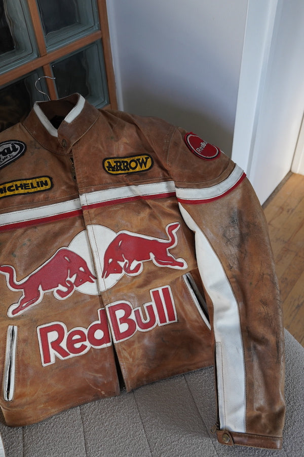 Brown Redbull Racer Jacket Unisex