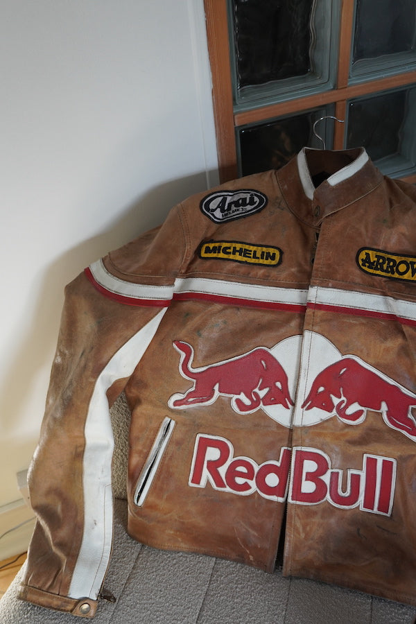 Brown Redbull Racer Jacket Unisex