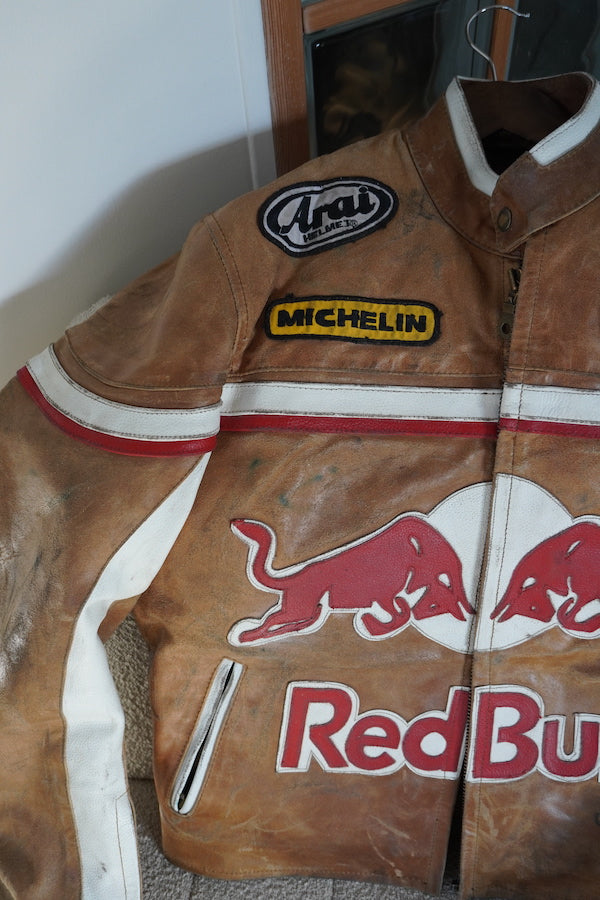 Brown Redbull Racer Jacket Unisex