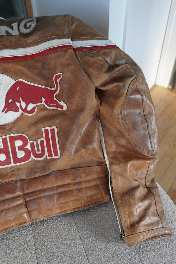 Brown Redbull Racer Jacket Unisex