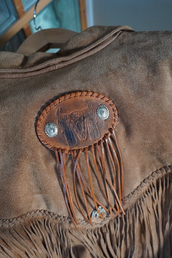 The Brown Suede Bull Tassel Unisex